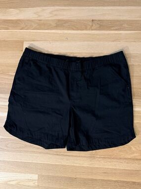 Carhartt Women's Black Drawstring Elastic Shorts | XL (16/18)